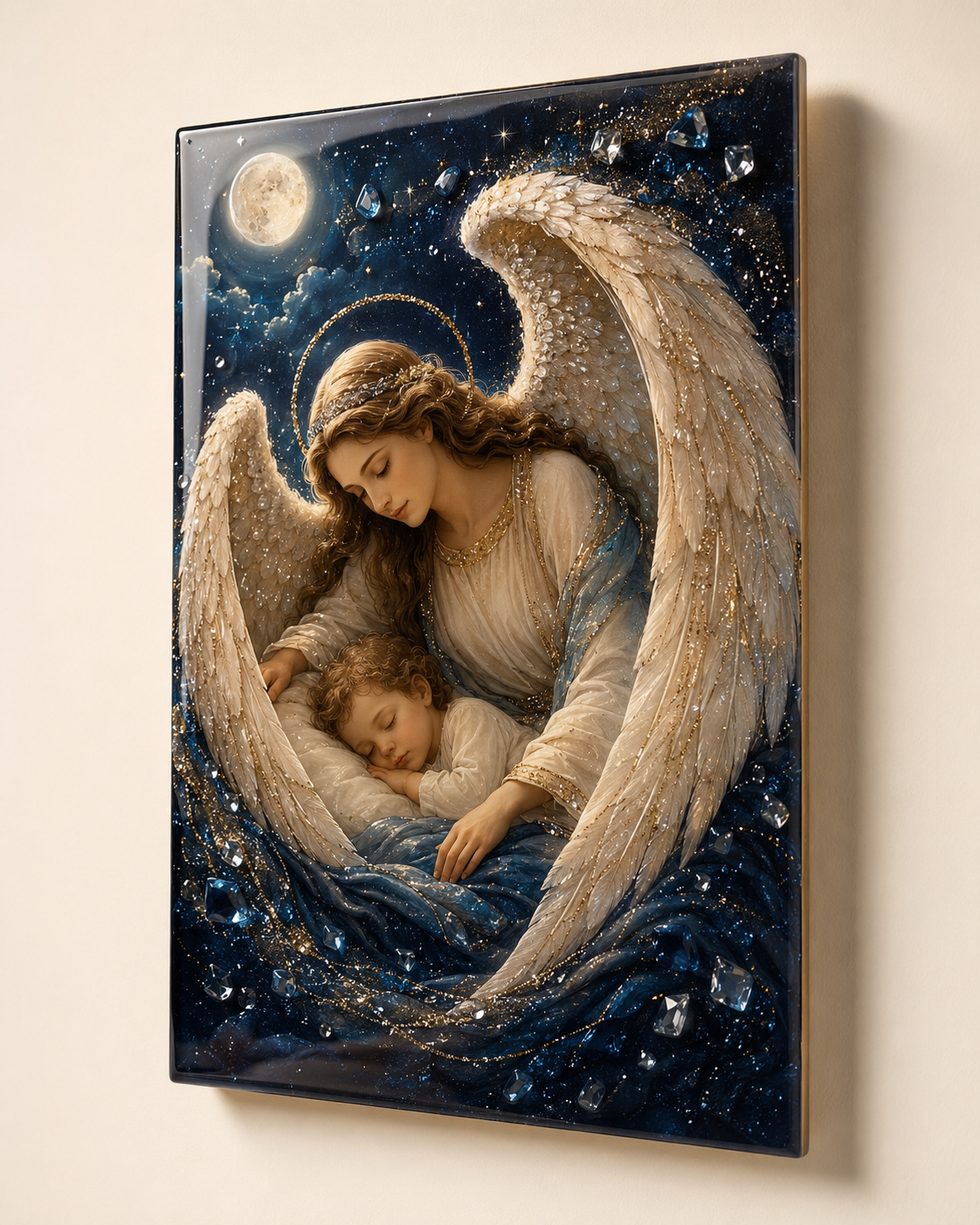 Guardian Angel wall art as a meaningful First Communion gift