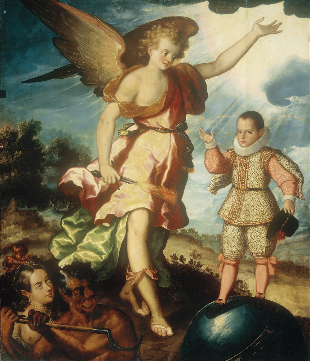 The Guardian Angel by Luis Juárez — symbolism of an angel gift for baptism