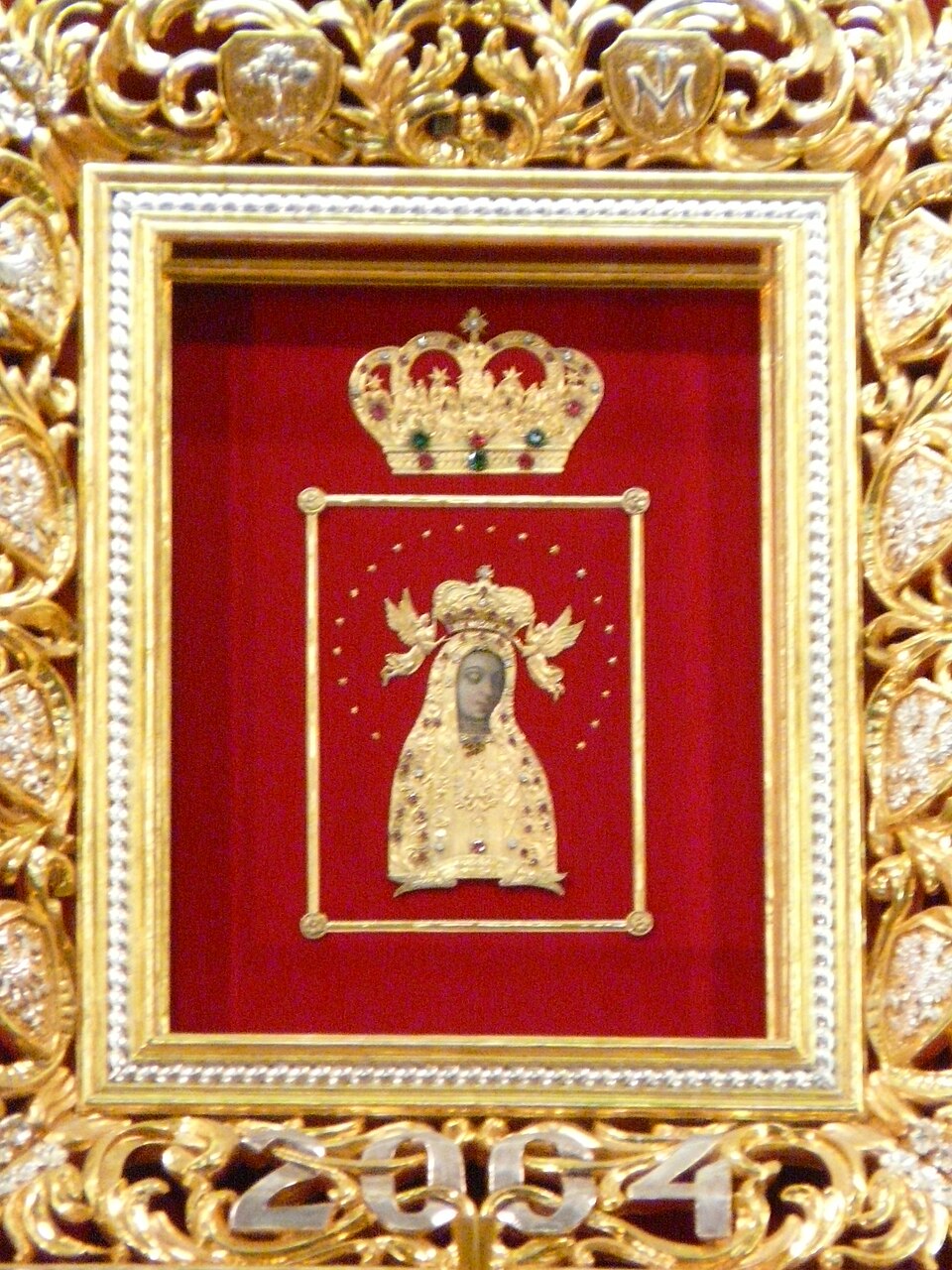 Historical image of Our Lady of Licheń in Poland
